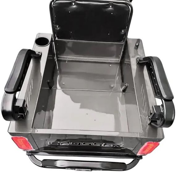 Электротрайк Crosser Transit TR-5 1500W 72V 24Ah, грузовой трехколесный электроскутер до 60 км, 3 места Сірий | Зображення 8
