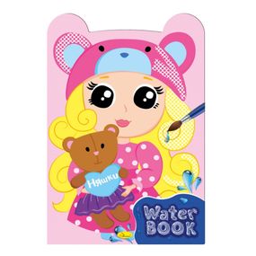 Детская раскраска "Water Book Няшки" РМ-82-02, 6 листов
