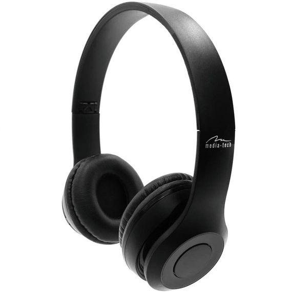 Гарнітура  Media-Tech EPSILION BT MT3591 FM/ MP3, Bluetooth+3,5мм, Black | Зображення 1