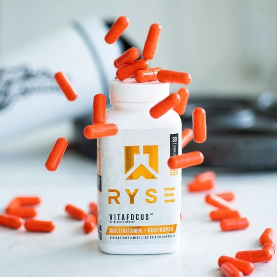 Мультивитамины Ryse Supps Vitafocus, Multivitamin + Nootropic, 60 Gelatin Capsules | Зображення 2