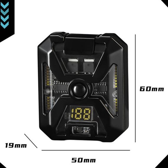 Багатофункціональний ліхтар D69 з Li-Ion акумулятором, індикацією заряду, запальничкою та ЗУ Type-C (46813-d69_244) | Зображення 3