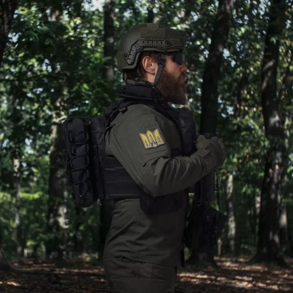 Рюкзак тактичний 10л Чорний, штурмовий рюкзак військовий Ukrarmor укрармор Cordura 1000D, рюкзак ЗСУ MOLLE | Зображення 7