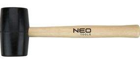 Киянка резиновая NEO 72 мм, 900 г, рукоятка деревянная (25-064)
