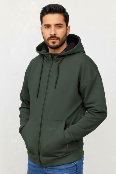 Чоловічі Кофти Sun`s House  розмір: 50 Зелений (арт. SB-25283-khaki) | Зображення 1