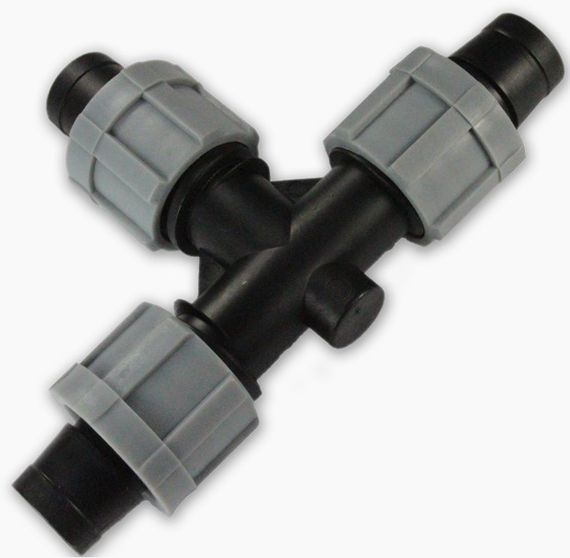 Трійник Bradas для крапельної стрічки 25 шт