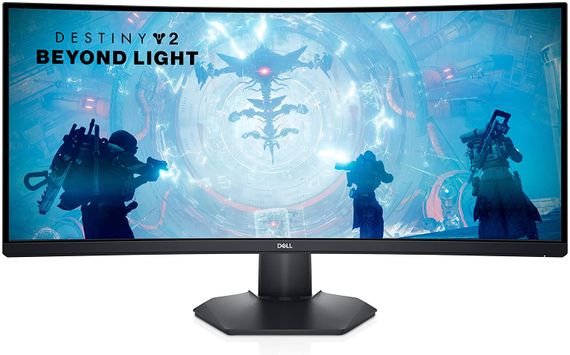 Монитор LCD 34&quot; DELL S3422DWG 2xHDMI, DP, USB, Audio, VA, 3440x1440, 144Hz, 1ms, CURVED, HDR400, FreeSync (210-AZZE)