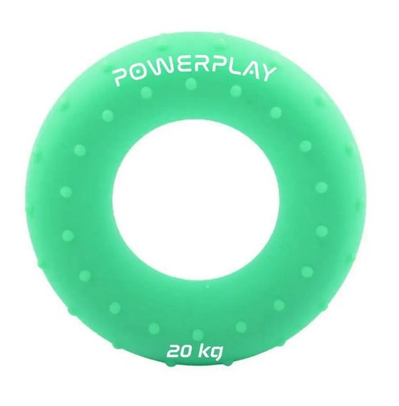 Еспандер кистьовий силіконовий PowerPlay PP-4338 Hand Grip Medium 20 кг Зелений (PP_4338_Green_20kg)