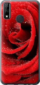 Чехол на Huawei P Smart 2020 Красная роза "529u-2060-17620"