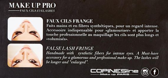 Накладні вії Copines line Paris FALSE EYELASHES Frange | Зображення 3