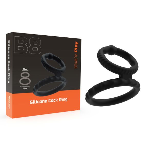 Ерекційне кільце - Erospace Men’s Play Silicone Cock Ring B8 Sex Aura