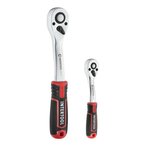 Набір інструментів 100 од., STORM, 1/2", 1/4", Cr-V INTERTOOL ET-8100 | Зображення 3