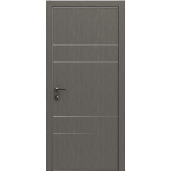 Двері міжкімнатні Rodos MODERN Flat-04 INSIDE сосна браш Braun