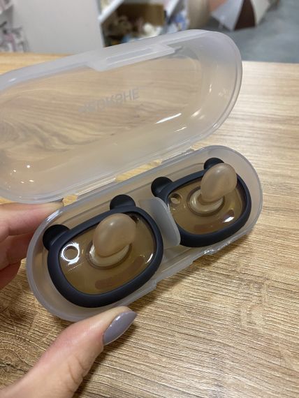 Пустушки Heorshe ортодонтичні день/ніч 3+ міс | Зображення 1