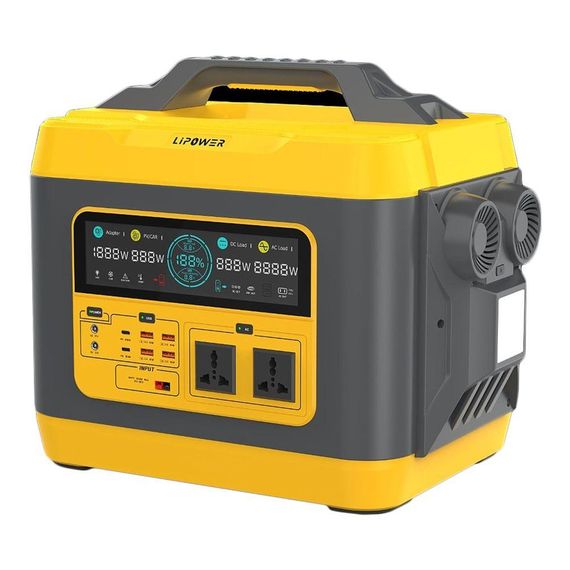 Зарядна Станція Power Station LiPower M3000-S, 3000W, 2880Wh, QC 3.0 22,5W, PD 100W, DC, LiFePO4 Колір | Зображення 1