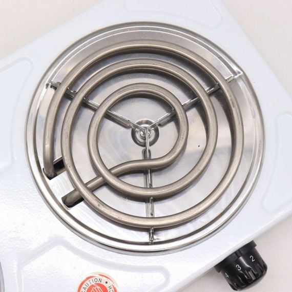 Електроплита спіральна на 2 конфорки, 2000 Вт, RAF 8020B / Електрична двоконфоркова плита | Зображення 7