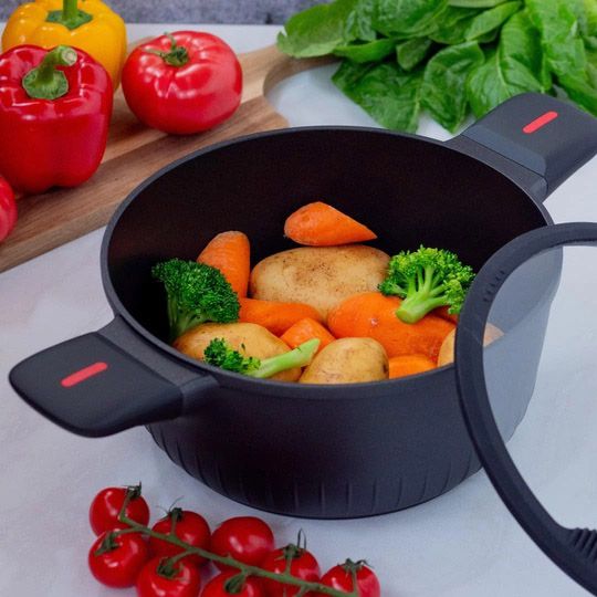 Каструля Magio MG-1171 Лита антипригарна 5л 24 см KC-55 | Зображення 3