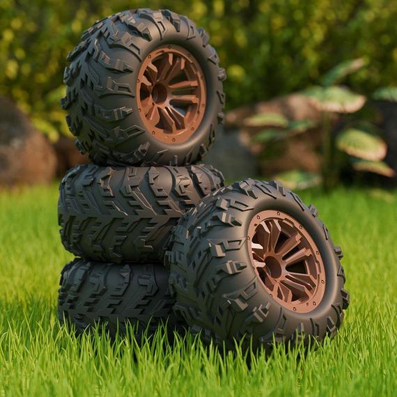 Машинка на радіокеруванні SCHE HW8809 Four-wheel drive high-speed Green | Зображення 4