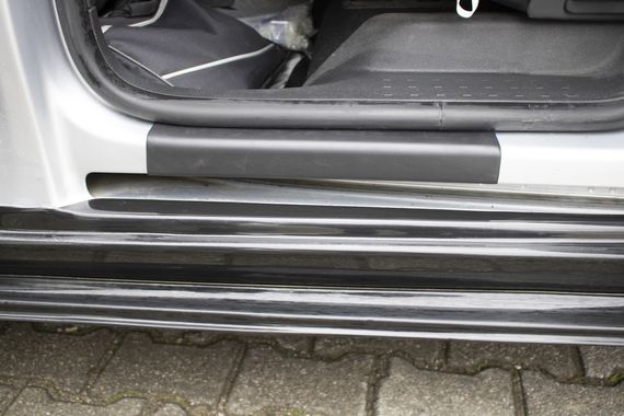 Накладки на дверні пороги EuroCap (2 шт., ABS) для Volkswagen Caddy 2015-2020 рр | Зображення 4