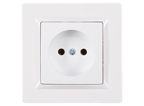 Розетка внутренняя 1-я без заземления (белая) IP20 Latina Ny95000052