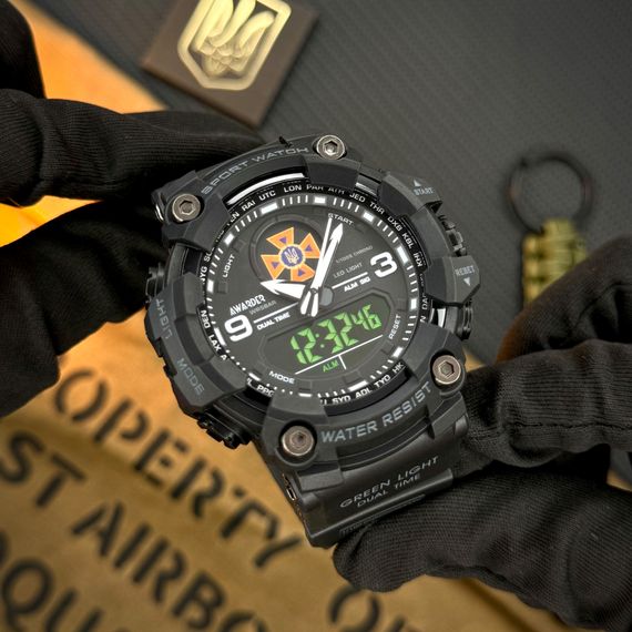 Чоловічий годинник Awarder 001 ДСНС All Black | Зображення 6