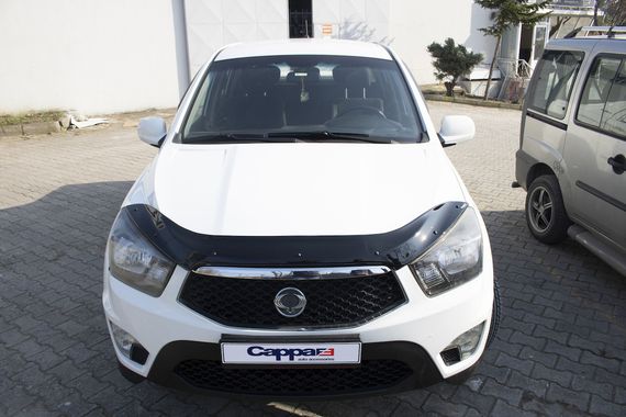 Дефлектор капота 2013-2024 (EuroCap) для SsangYong Korando | Зображення 1