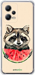 Чохол на Xiaomi Poco X5 5G Єнотик з кавуном "4605sp-3016-2448"