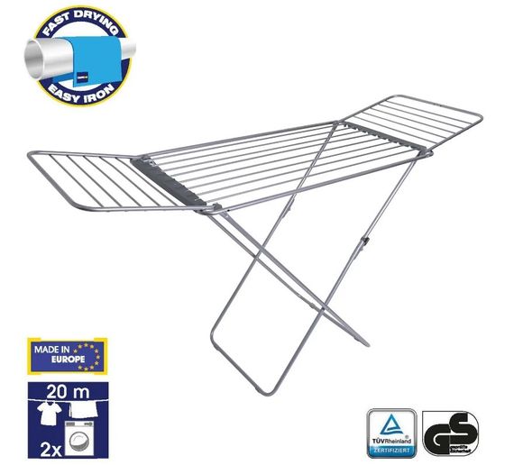 Сушарка для білизни підлогова Casa Si Swan 20m Silver (CS92231C04C) (DAS302396) | Зображення 1