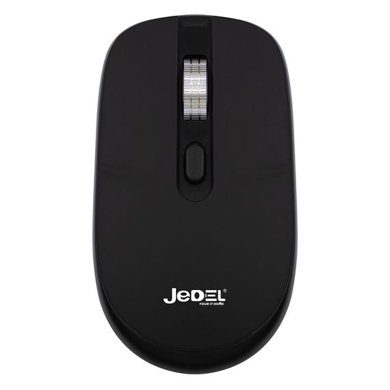 Миша бездротова JEDEL WD100, 1200-1600DPI, Black, 2.4GHZ+Bluetooth 5.0, Box