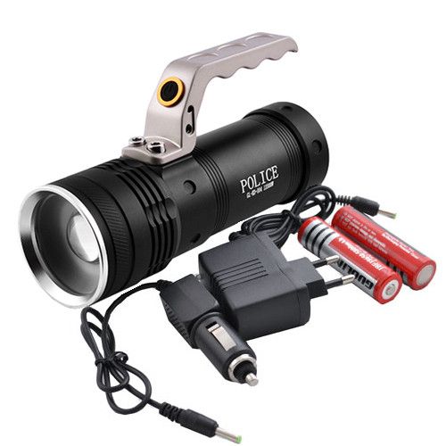 Ліхтар Poliсe переносний 12V KD-004, 12000W | Зображення 1
