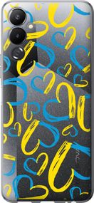 Чехол на Tecno Pova 4 LG7n Сердца UA "5292u-2967-17620"