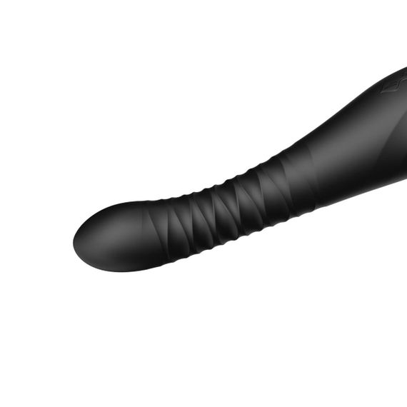 Смартвібратор-пульсатор Zalo — King Obsidian Black, кристал Swarovski Sex Aura | Зображення 6