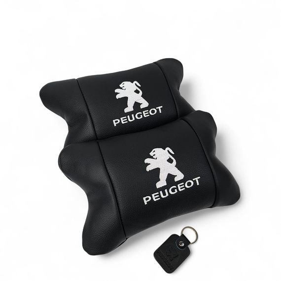 Подушки-підголівники для салону автомобіля Peugeot, Подушка під шию з логотипом, Дорожні подушки UL-38 | Зображення 4