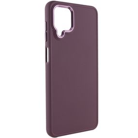 TPU чохол Bonbon Metal Style для Samsung Galaxy A12, Бордовый