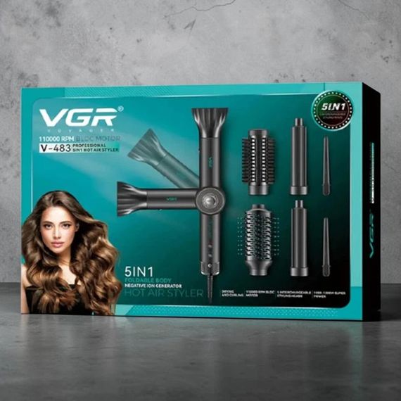 Фен-стайлер VGR V-483 1300 Вт черный | Зображення 5
