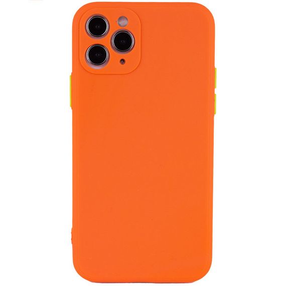 Чехол TPU Square Full Camera для Apple iPhone 11 Pro (5.8") Оранжевый | Зображення 1