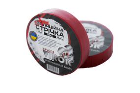 Стричка изоляцийна VIROK : 15 мм х 10 м x 0,18 мм ЧЕРВОНА [15/240] VR-23V003