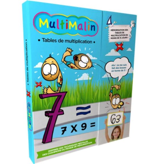 Мультималин: повний набір таблиць множення