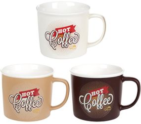 Кружка Hot Coffee 380мл фарфорова