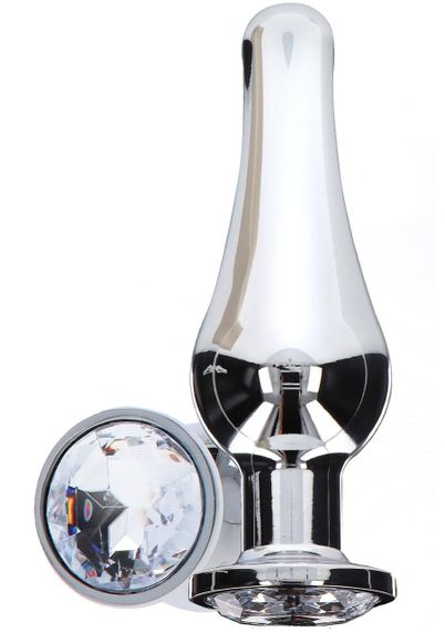 Анальная пробка металлическая TOY JOY Diamond, L, 13 × 9,5 см Sex Aura | Зображення 1