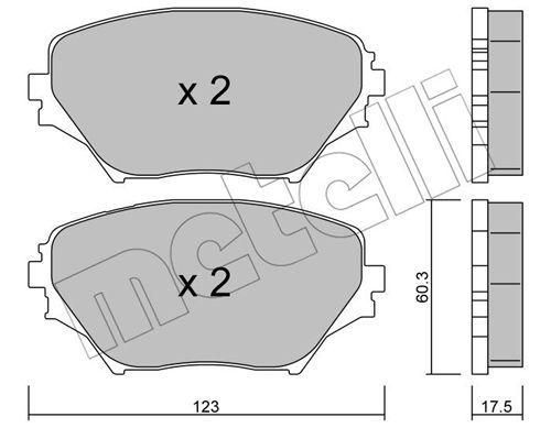 Колодки тормозные передние Toyota Rav 4 II 00-05  22-0430-0 | Зображення 8