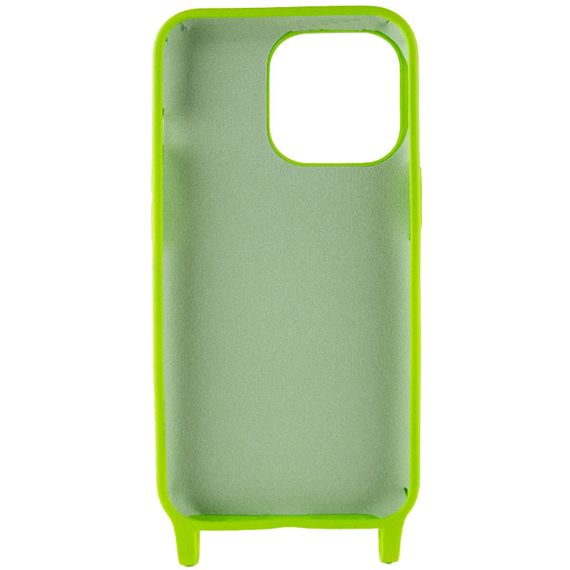 Чехол TPU two straps California для Apple iPhone 13 Pro (6.1") Салатовый | Зображення 2