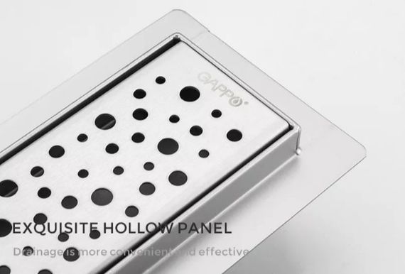 Душовий трап Gappo 70х700 мм, нержавіюча сталь G87007-2 | Зображення 2