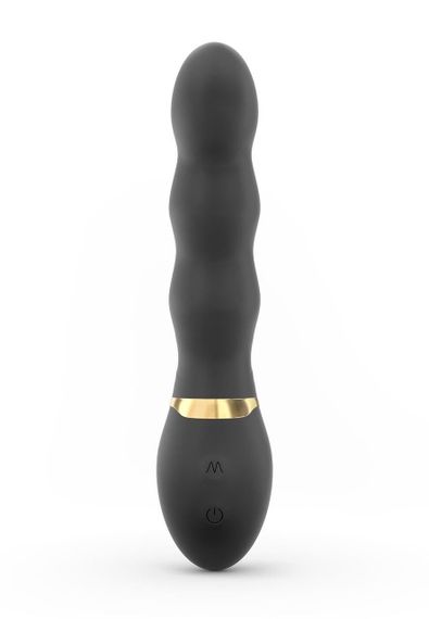 Вібратор ультрастимулюючий Dorcel Too Much Rechargeable Black, гнучкий і потужний, 3 вібромотори | Зображення 1