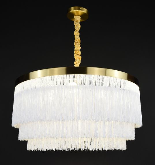 Люстра підвісна на 4 лампочки 27867 Латунь 40-70х60х60 см. | Зображення 2