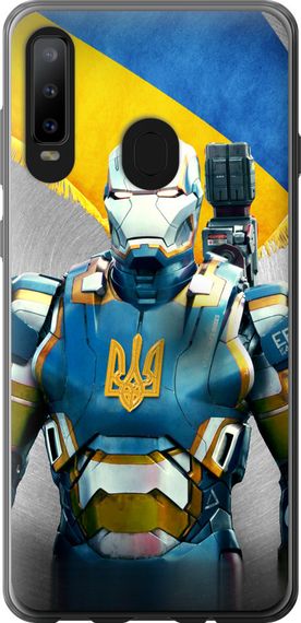 Чехол на Samsung Galaxy A8S Украинский киборг "980u-1636-17620"