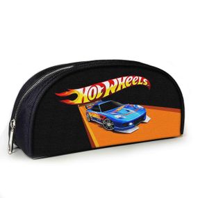 Пенал школьный с принтом Hot Wheels 23х10х8 см детский для мальчика (3960)