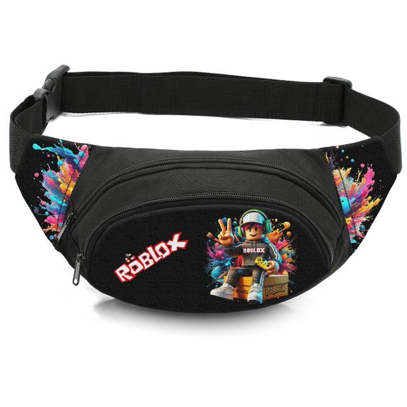 Сумка-бананка дитяча з принтом Roblox поясна сумка для хлопчика (4444)