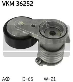 Натяжний ролик поліклінового ременя FORD KUGA, VOLVO V40, SKF (VKM36252)