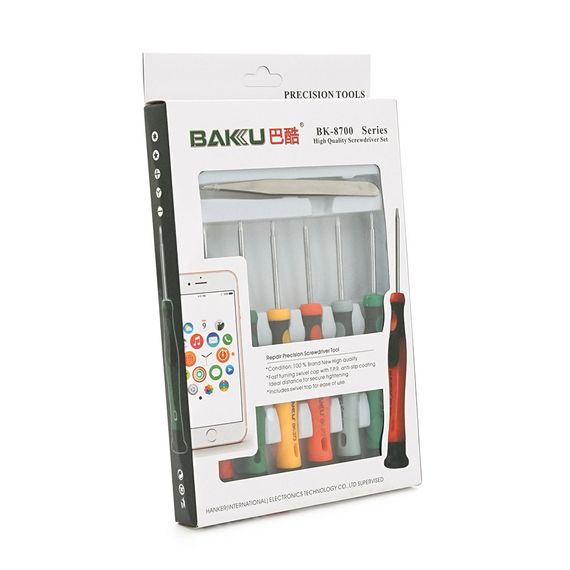 Набор инструментов BAKKU BK-8700 (for Nokia, Apple, Samsung), Blister-box | Зображення 1