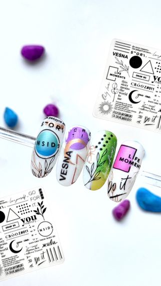 Пластина для стемпинга Crooz 11 (6 х 6см)